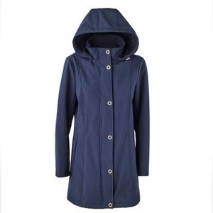 Anne Klein Soft Shell Jacket. NWT. Navy Blue. Size: L